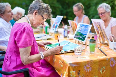 Senior Adults Can Benefit from Art Therapy